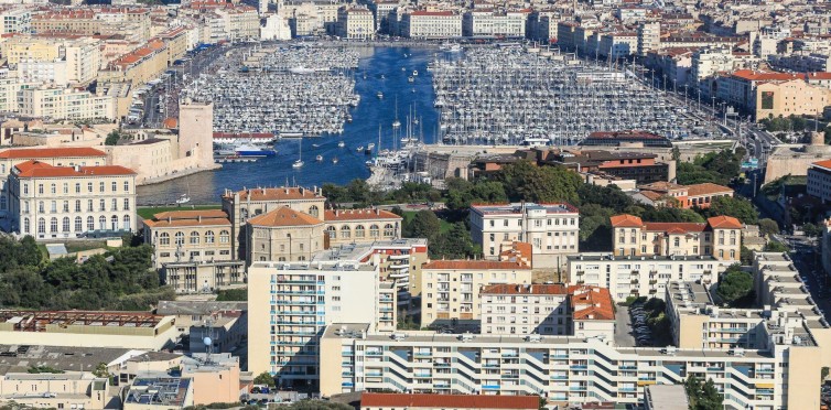 The coastline of France