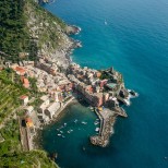The coastline of Italy