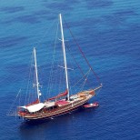 The coastline of Greece