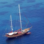 The coastline of Greece