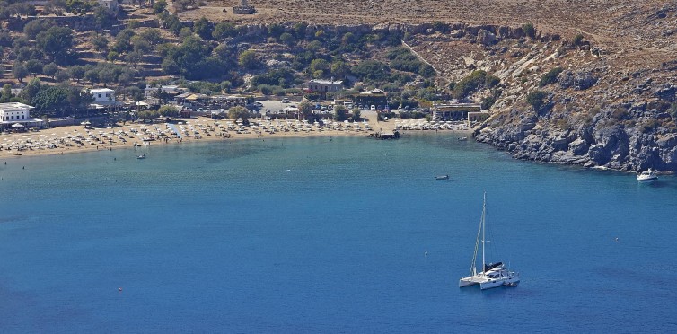 Rhodes: 10 amazing beaches from above