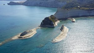 Sidari - Corfu island. White soil coastal formations