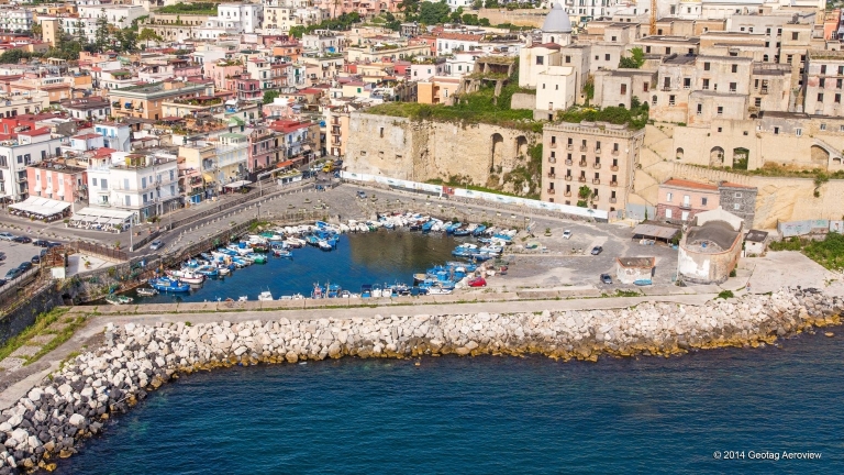 A part of Napoli coastline