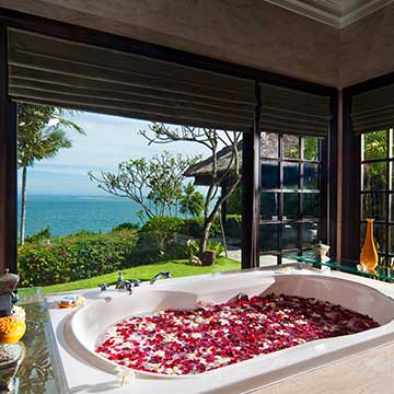 Villas at Ayana, Bali, Indonesia. Ocean front cliff pool villa2